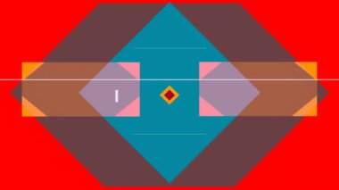 Video Arkaplanı için Renkli Soyut Geometrik Hareket Grafik Arkaplan Görüntüsü CanlandırmasıName