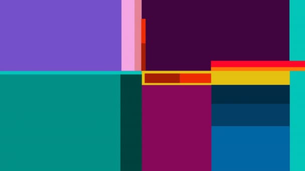 Animation abstraite colorée de fond graphique de mouvement géométrique pour l'arrière-plan vidéo 