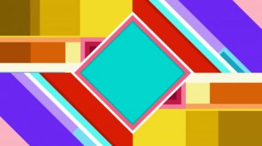 Video Arkaplanı için Renkli Soyut Geometrik Hareket Grafik Arkaplan Görüntüsü CanlandırmasıName
