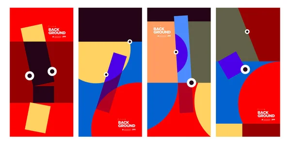 잡지표지 포스터 디자인 템플릿 미디어 이야기 페이지 레이아웃 디자인을위한 타이포그래피를 — 스톡 벡터