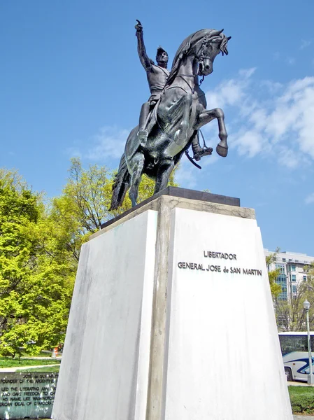 Washington San Martin Monument 2010 — Stock fotografie