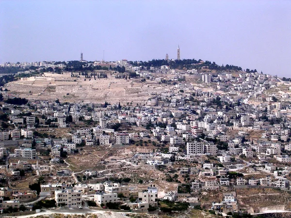 Ιερουσαλήμ το όρος των Ελαιών Πανόραμα 2005 — Φωτογραφία Αρχείου