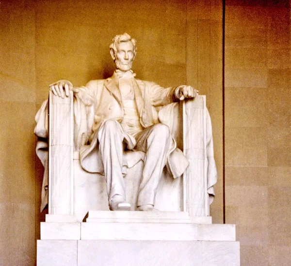 Statue de Washington Lincoln Octobre 1997 — Photo