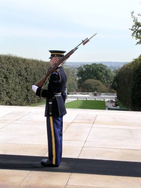 Arlington mezarlığı Guard Ekim 2004