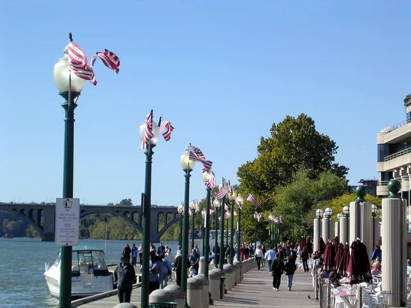 Waszyngton Potomac nasypu października 2004 — Zdjęcie stockowe