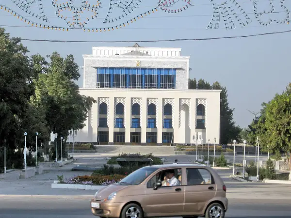 Samarkanda teatru wrzesień 2007 — Zdjęcie stockowe