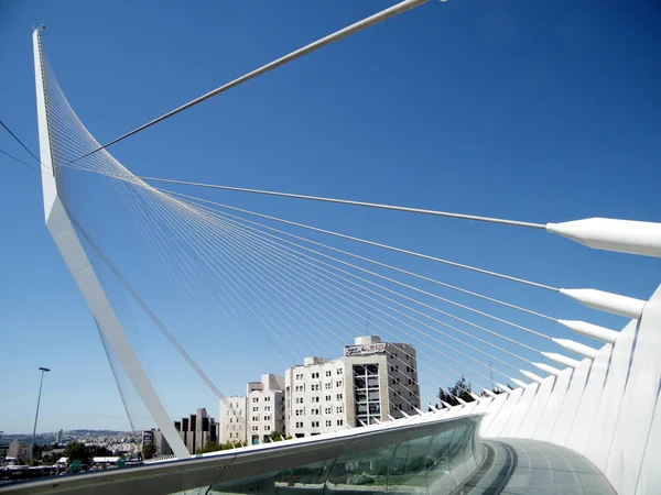 Jerusalém acordes ponte maio 2010 — Fotografia de Stock