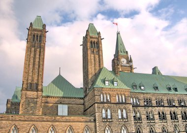 Parlamento Ottawa Towers Mayıs 2008