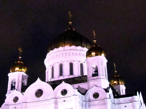  ISA 'nın Moskova Katedrali kurtarıcı dört kubbeli gece 2 Nisan