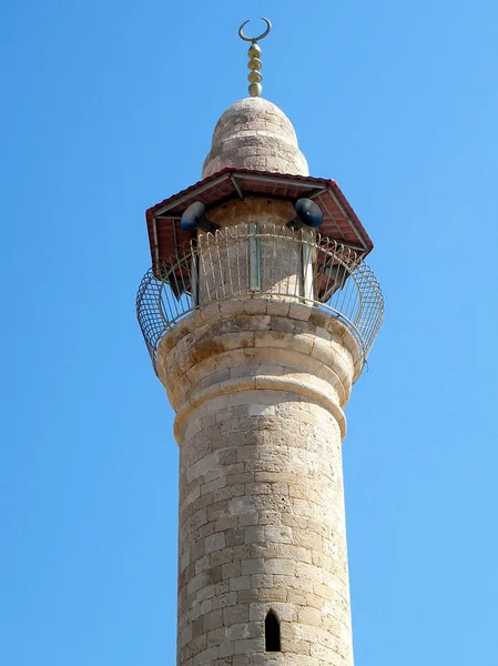 Jaffa minarete marzo 2011 — Foto de Stock