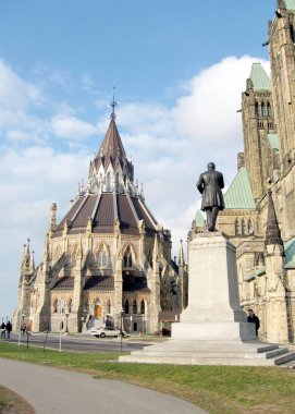 Ottawa Parlamento anıt Kütüphanesi 2008 yakınındaki