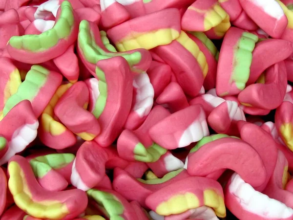 Dulces de Tel Aviv en forma de mandíbulas 2012 — Foto de Stock