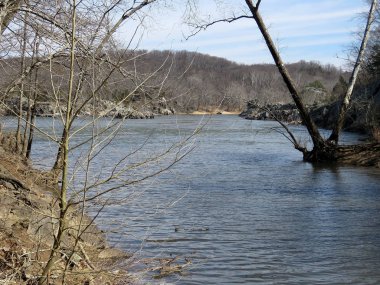 Potomac Nehri manzara Şubat 2017