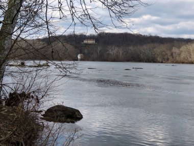 Potomac Nehri bulutlu manzara 2017
