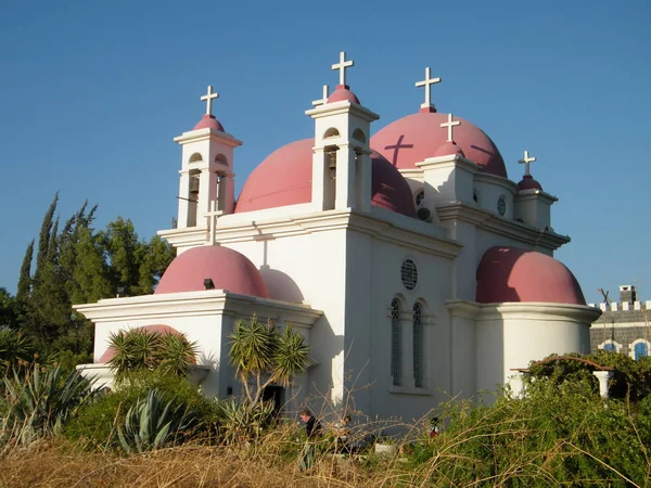 Kapernaum vista de la Iglesia Ortodoxa 2010 — Foto de Stock