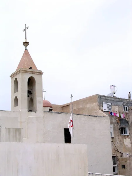 Akko A Igreja de São João noite 2004 — Fotografia de Stock