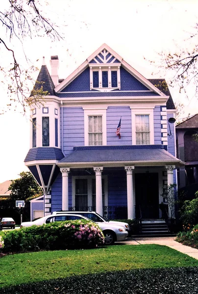 New Orleans nádherný dům 2002 Stock Snímky