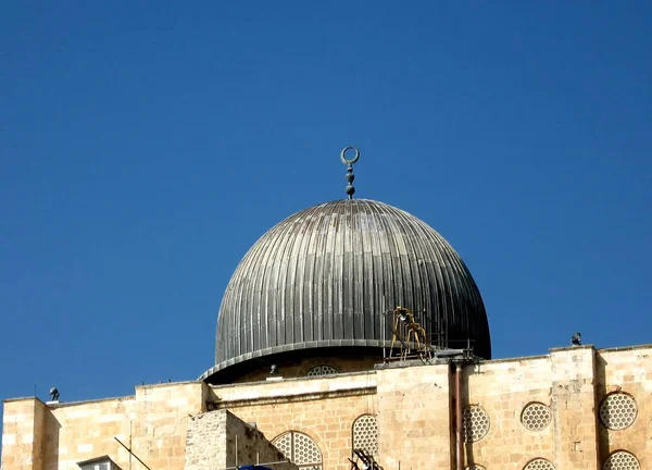 Купол мечети Аль Акса в Иерусалиме 2008 — стоковое фото