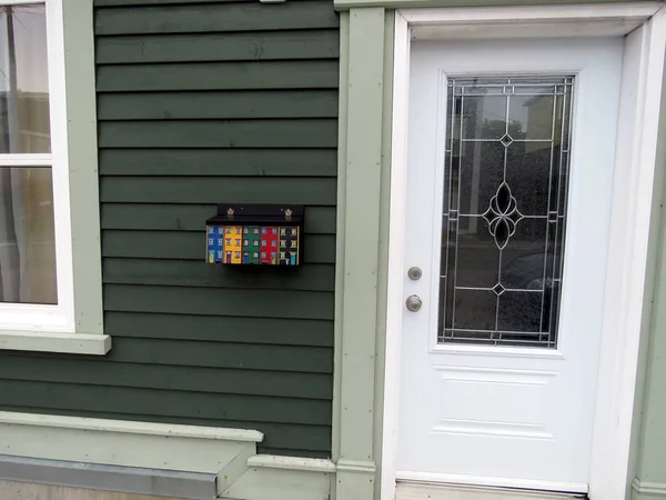 Newfoundland St. John's door 2016 — Stock Photo, Image