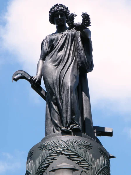 Arlington mezarlığı Konfedere anıt heykel 2010 — Stok fotoğraf