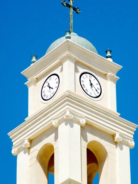 Jaffa clocks of the Church of St Peter 2012 — Stock Photo, Image