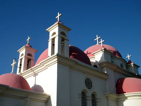 Kapernaum Church Domes 2010 — стокове фото