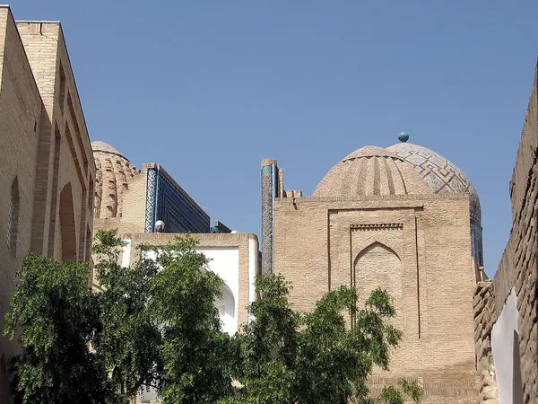 Samarkand Shakhi-Zindah Mausoleums September 2007 — Stok fotoğraf