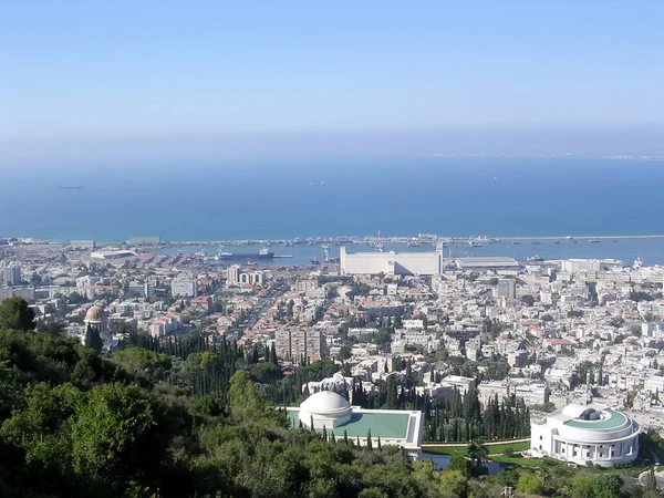 Haifa lower part of the city 2004 — Stock Photo, Image
