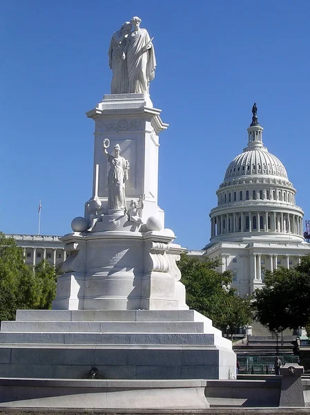 Washington Capitol béke emlékmű 2004. — Stock Fotó