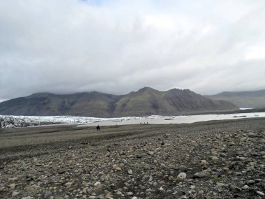  İzlanda Skaftafellsjokull buzul Moraine hava 2017