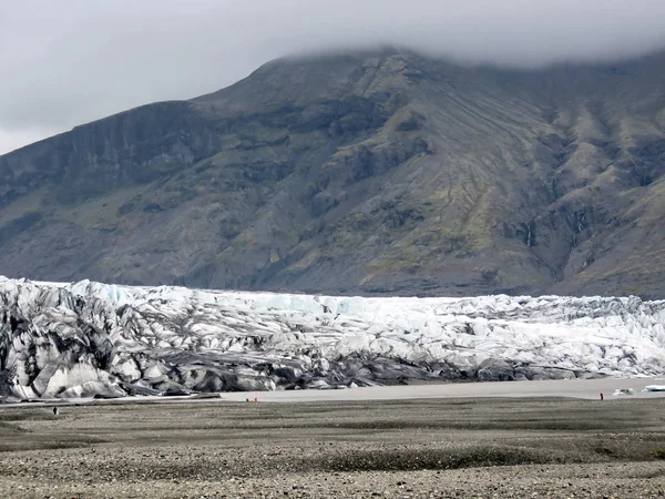 Исландский ледниковый морен Скафтафелл — стоковое фото