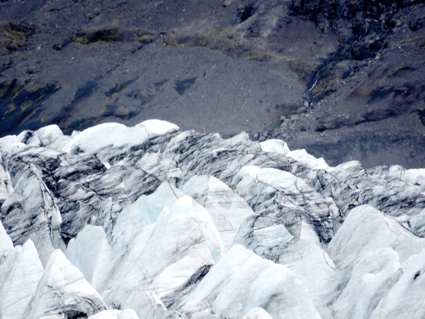 Island Skaftafellsjokull glaciären Moraine 2017 — Stockfoto