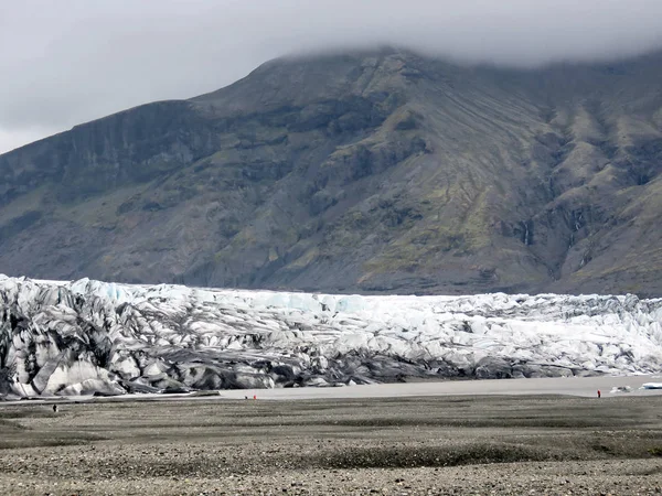 Island Skaftafell nationalpark glaciär Moraine 2017 — Stockfoto