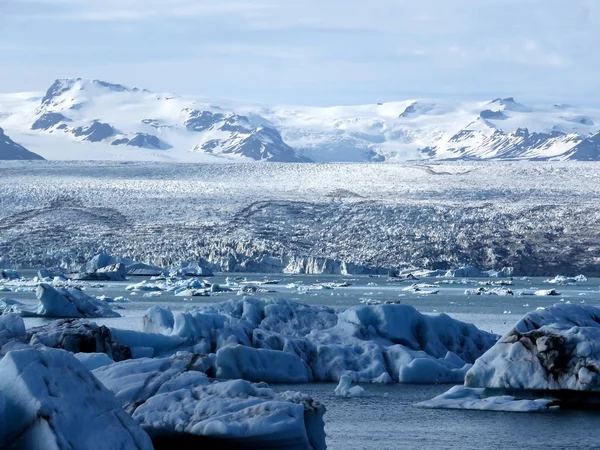Исландия - прекрасная ледниковая лагуна Йокульсарлон 2017 — стоковое фото