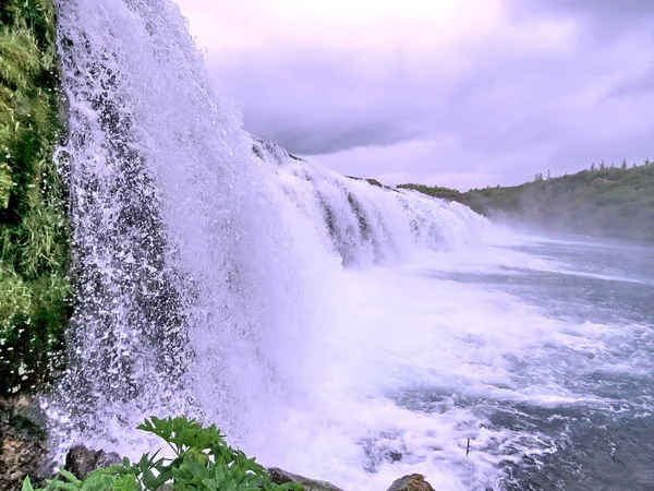 Islândia a cachoeira Faxi 2017 — Fotografia de Stock