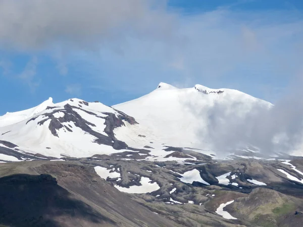 Ісландія з видом на Ssnefelsjokull вулкан 2017 — стокове фото