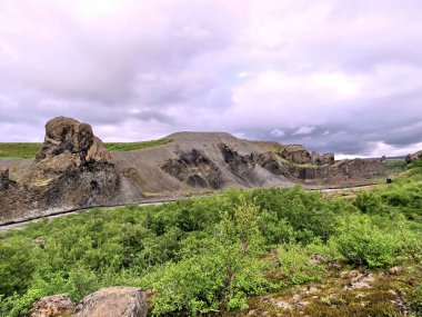 İzlanda Hljodaklettar taş oluşumları 2017 