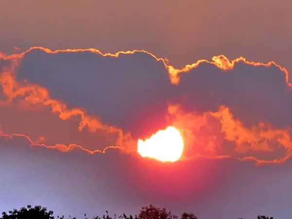 Darlington Park den Sonnenuntergang 2015 — Stockfoto