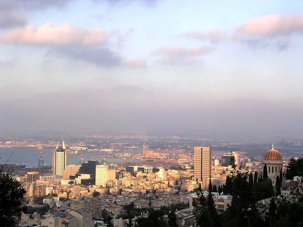 Haifa parte inferiore della città 2003 — Foto Stock