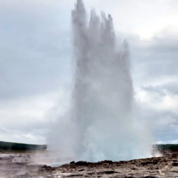 Islanda Veduta del Grande Geysir 2017 — Foto Stock