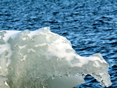 Toronto Gölü doğal buz heykel 2018