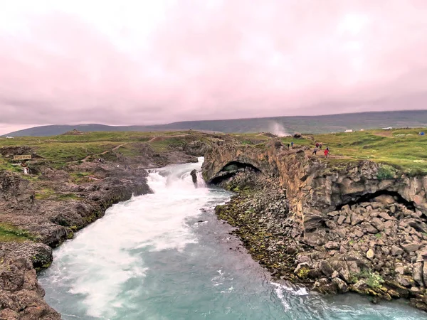 Iceland the view of Skjalfandafljot River 2017 — Stock Photo, Image