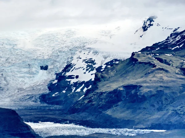 Island landskap med glaciären Skaftafell 2017 — Stockfoto