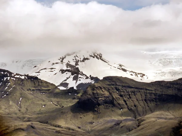 Skaftafell buzul 2017 İzlanda görünümü — Stok fotoğraf