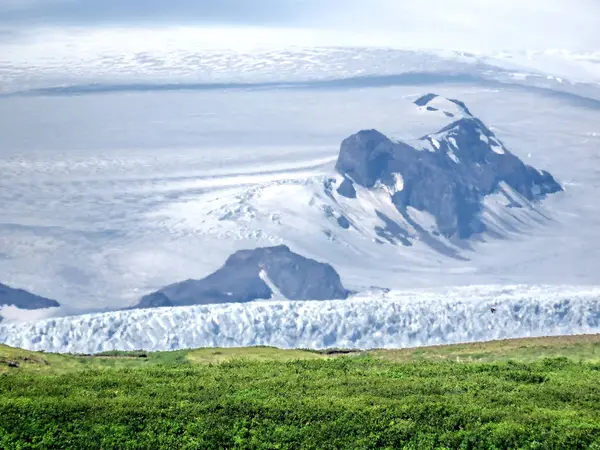 Dağ 2017 İzlanda Skaftafell Ulusal Park görünümü — Stok fotoğraf