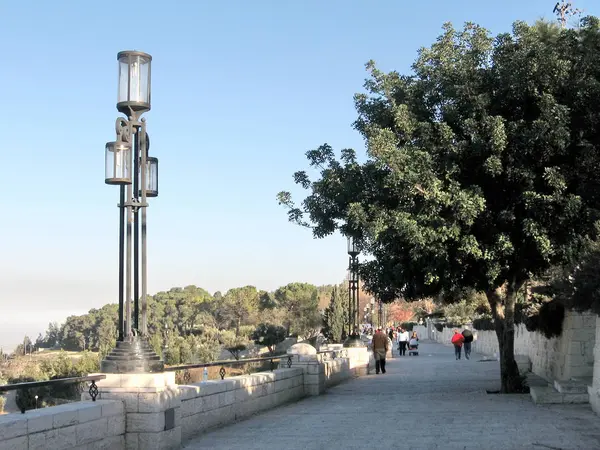 Jerusalén Linterna en Haas Promenade 2010 — Foto de Stock