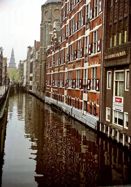 Amsterdam Oudezijds Kolk 2002 — Foto Stock