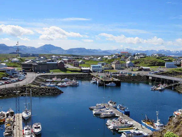 Islândia a paisagem com Stykkisholmur 2017 — Fotografia de Stock