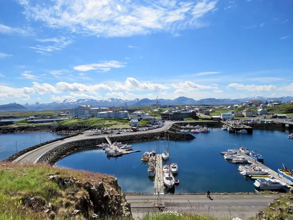 Islândia paisagem com Stykkisholmur 2017 — Fotografia de Stock