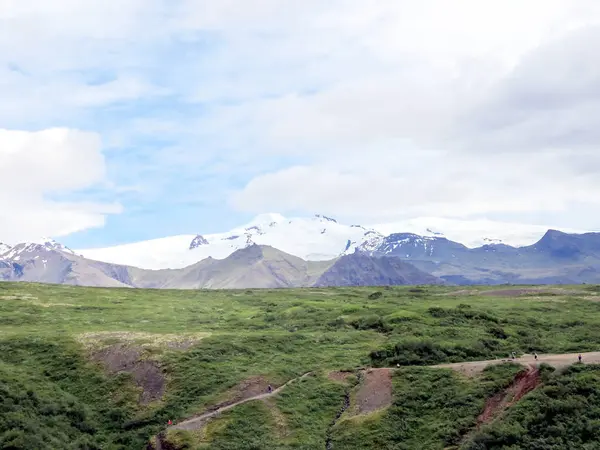 IJsland uitzicht op Hvannadalshnukur bergen 2017 — Stockfoto